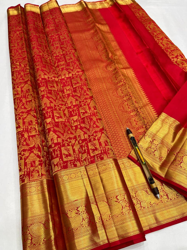 Bridal Designer Kanchipuram Handloom Saree-KP-BD-HL-002