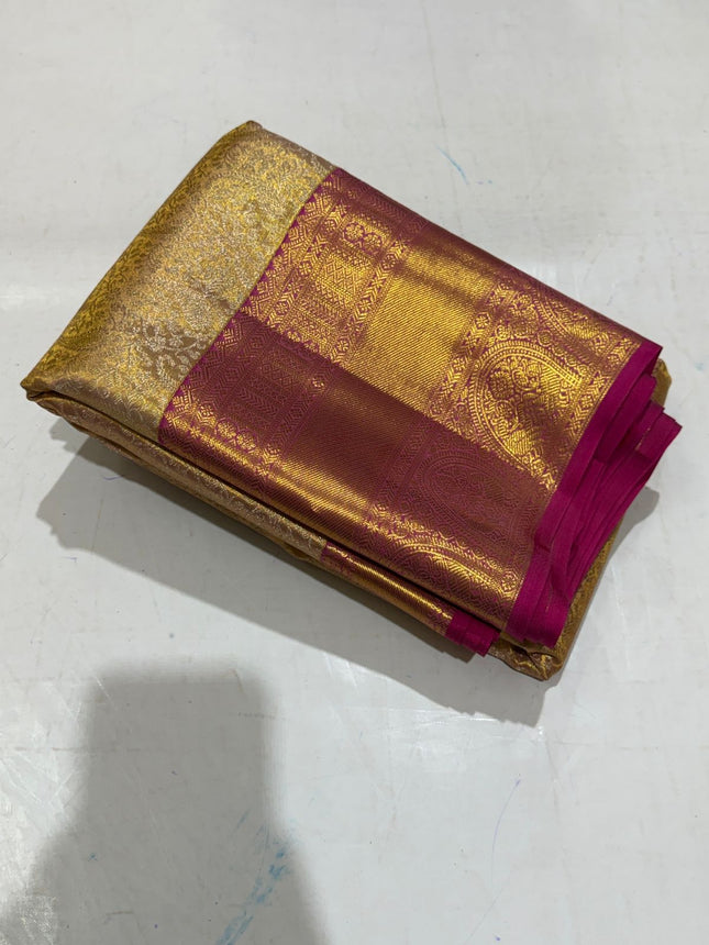 Bridal Kanchipuram Pure Silk Handloom Saree -KP-BL-HL-001