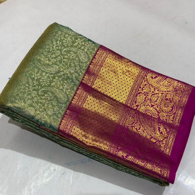 Bridal Kanchipuram Pure Silk Handloom Saree-KP-BL-HL-003