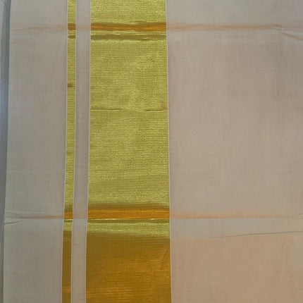 Kerala Handloom Pure cotton Classic  Saree -BP-HL-KGP-004