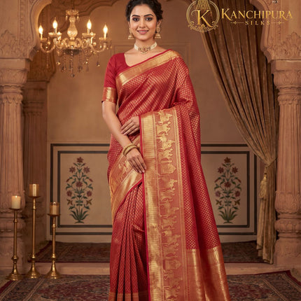 Bridal Designer Kanchipuram Handloom Saree-KP-BD-HL-001