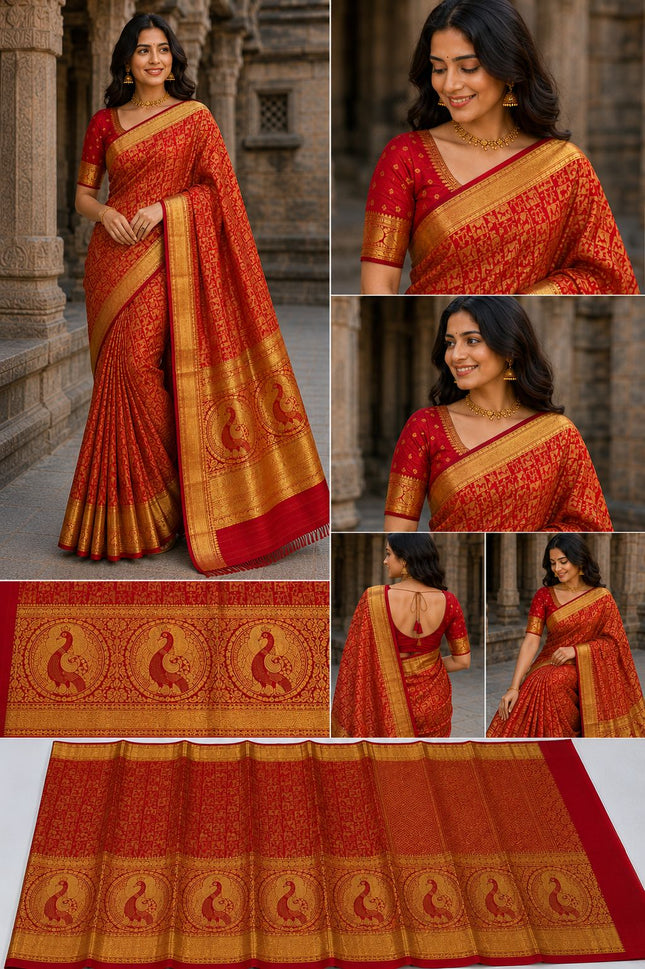 Bridal Designer Kanchipuram Handloom Saree-KP-BD-HL-002