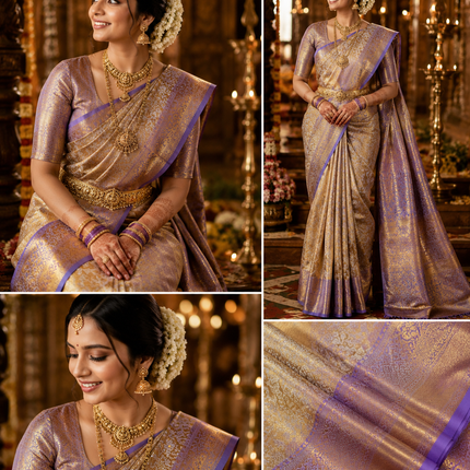 Bridal Kanchipuram Pure Silk Handloom Saree-KP-BL-HL-002