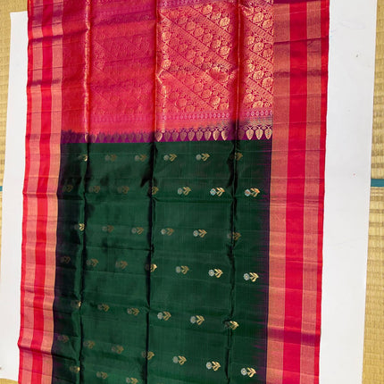Kanchipuram Pure Soft Silk  Handloom Saree-KP-SS-003