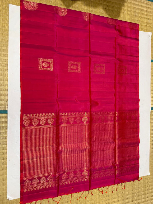 Kanchipuram Pure Soft Silk Handloom Saree-KP-SS-004