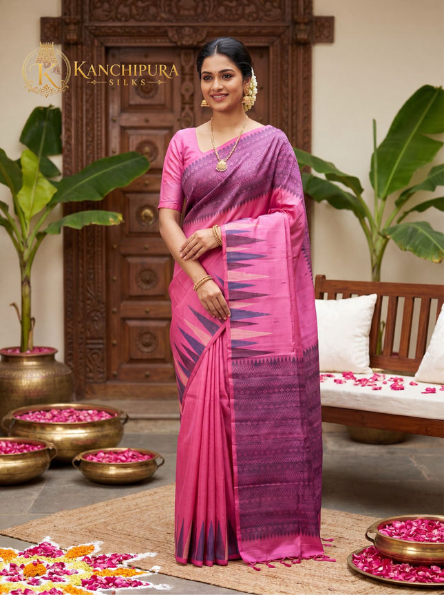 Kanchipuram Pure Soft Silk Handloom Saree -KP-SS-007