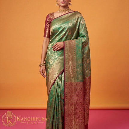 Kanchipuram Tissue Silk Saree-KP-T-PC-002