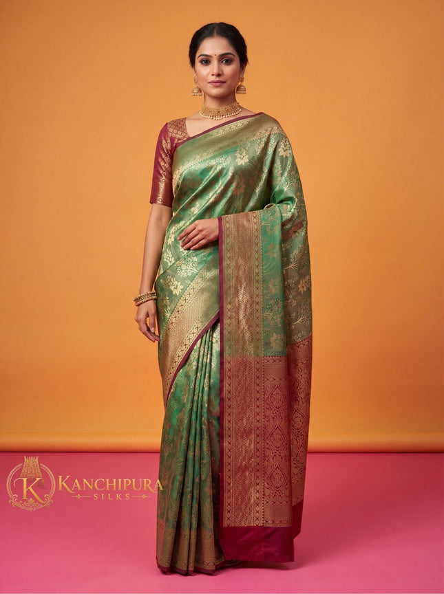 Kanchipuram Tissue Silk Saree-KP-T-PC-002