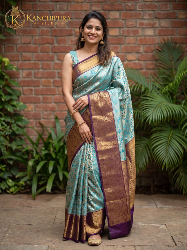 Kanchipuram Tissue Silk Saree -KP-T-PC-003