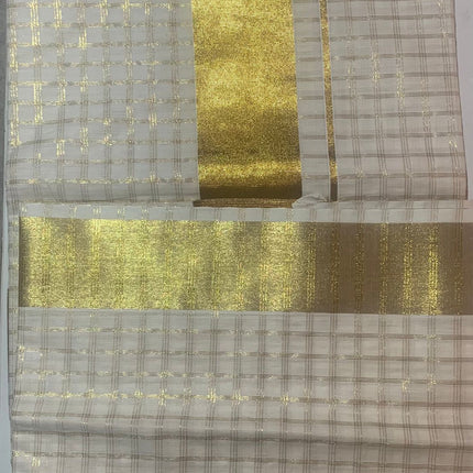 Check Kerala saree with Golden Kasavu -BP-PL-CKSGK-003