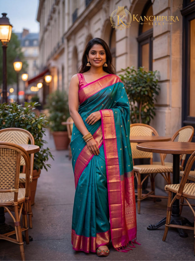 Kanchipuram Pure Soft Silk Handloom Saree-KP-SS-002