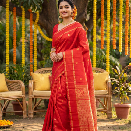Kanchipuram Pure Soft Silk Handloom Saree-KP-SS-001