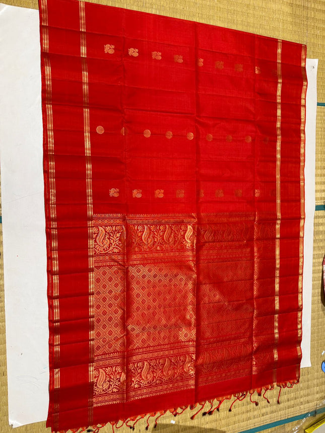 Kanchipuram Pure Soft Silk Handloom Saree-KP-SS-001