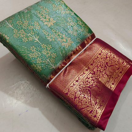 Kanchipuram Tissue Silk Saree-KP-T-PC-002