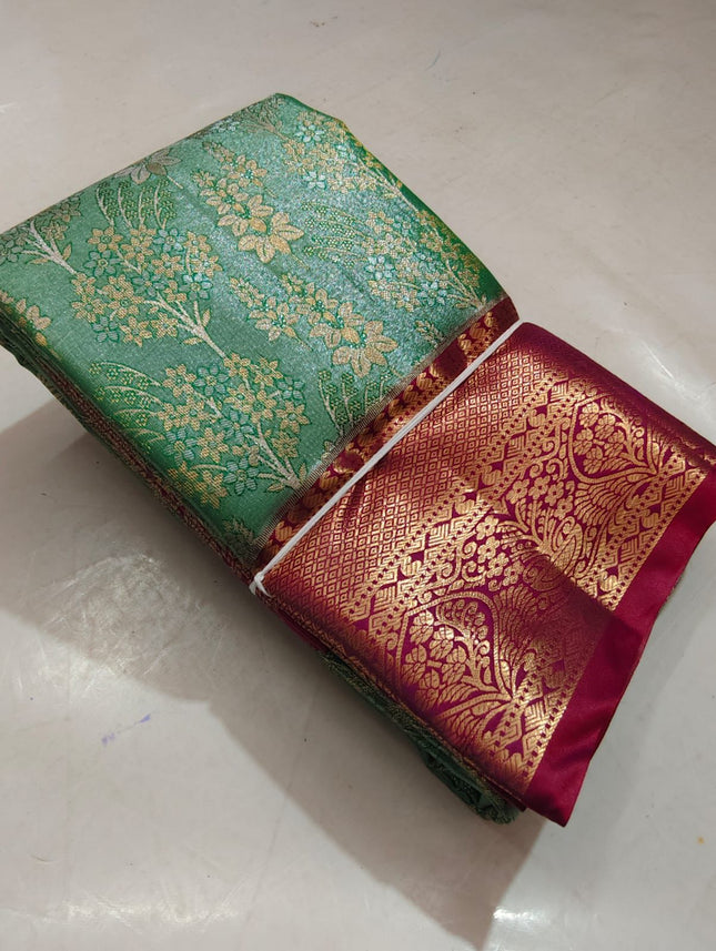 Kanchipuram Tissue Silk Saree-KP-T-PC-002