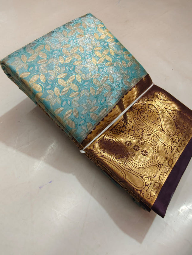 Kanchipuram Tissue Silk Saree -KP-T-PC-003