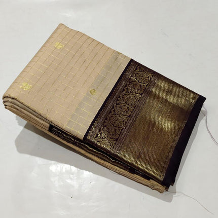 Vegan Silk Kanchipuram Saree with Rich Pallu and Blouse-KP-VS-RP-001