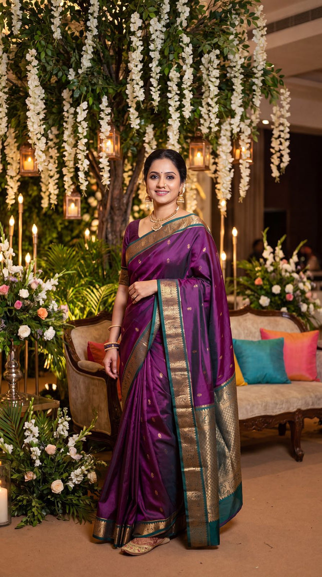 Pure Silk Kanchipuram Handloom Saree-KP-HL-001